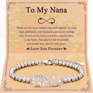 Infinity Heart Bracelet - Perfect Gift For Nana, Mom, And Women