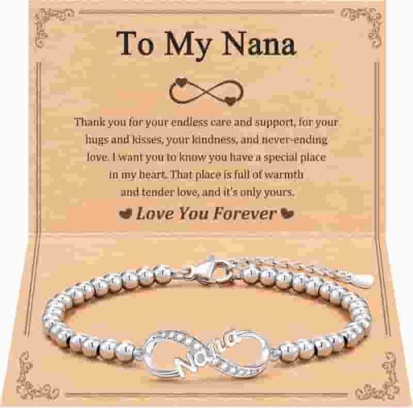 Infinity Heart Bracelet - Perfect Gift For Nana, Mom, And Women