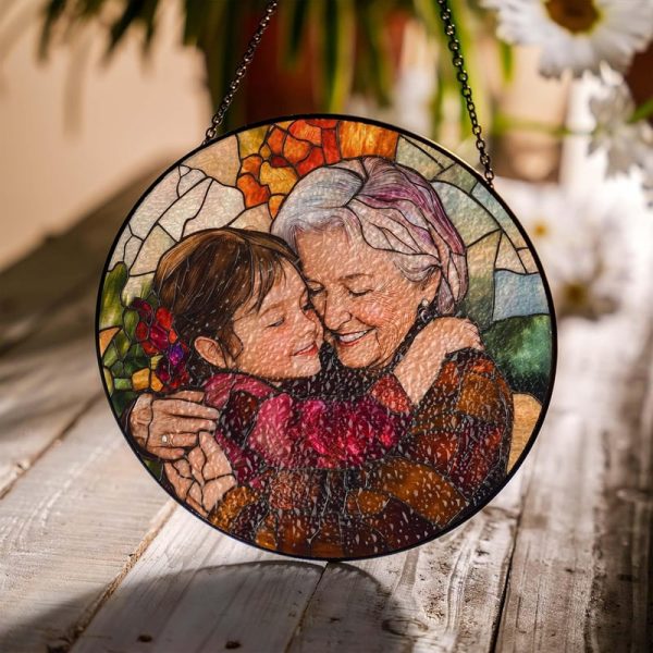 Best Personalized Photo Suncatcher For Grandma - Mother's Day Gift - Image 2