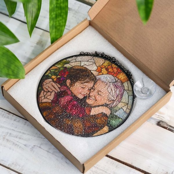 Best Personalized Photo Suncatcher For Grandma - Mother's Day Gift - Image 4