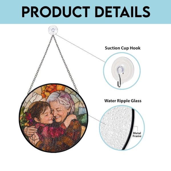 Best Personalized Photo Suncatcher For Grandma - Mother's Day Gift - Image 5