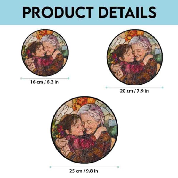 Best Personalized Photo Suncatcher For Grandma - Mother's Day Gift - Image 6