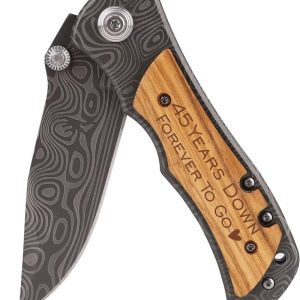 Best 45th Anniversary Gift Knife For Him - Sapphire Keepsake