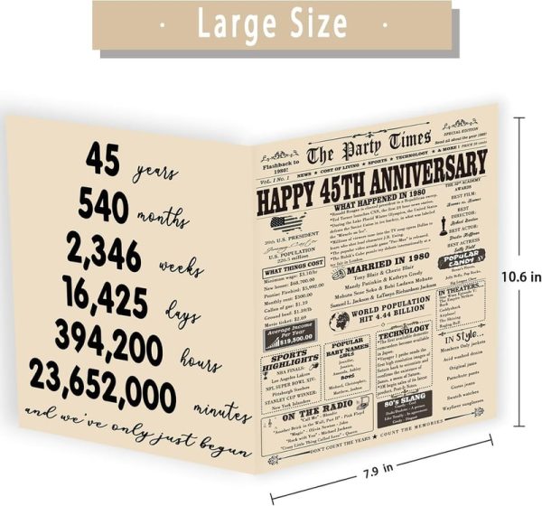 Funny 45th Anniversary Card - Perfect Sapphire Gift - Image 2