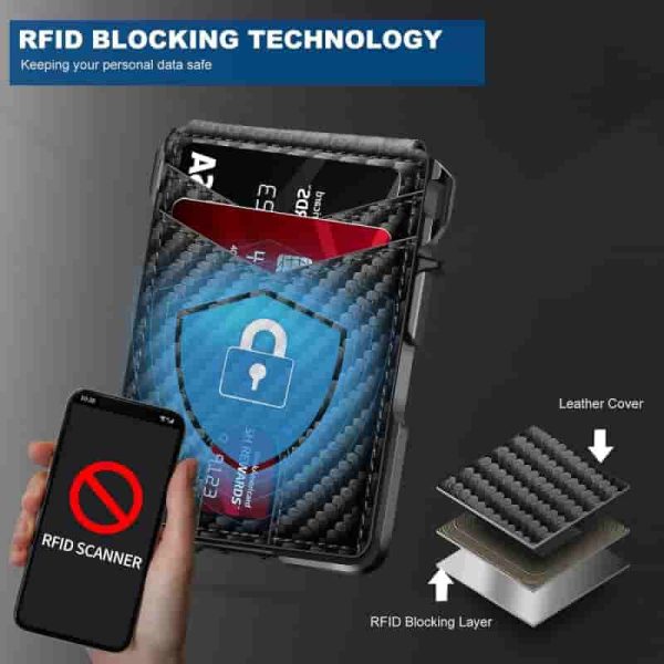 Best Men's Rfid Slim Wallet - Minimalist & Secure - Image 4