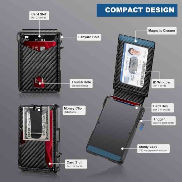 Best Men's Rfid Slim Wallet - Minimalist & Secure - Image 5