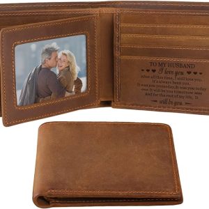 Best Personalized Leather Wallet For Men - Engraved Gift