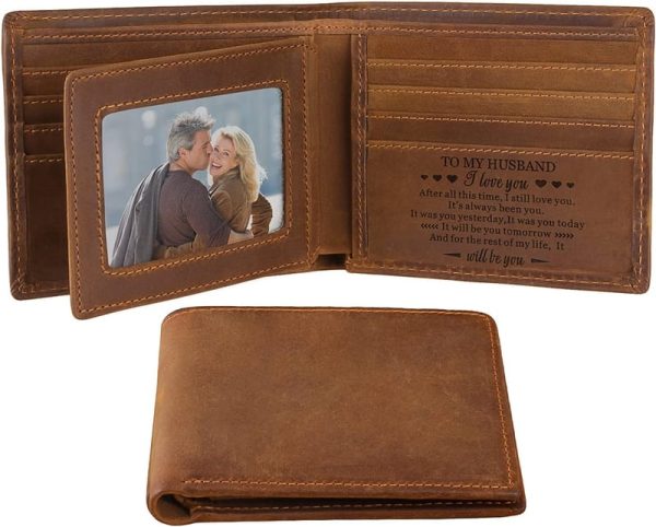 Best Personalized Leather Wallet For Men - Engraved Gift
