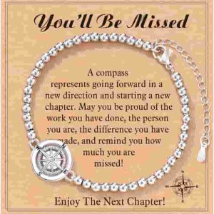 Best 2025 Retirement Gifts For Women - Compass Bracelet