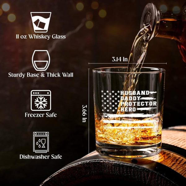 Best Father's Day Whiskey Glass – Funny Gifts For Dad & Husband - Image 2