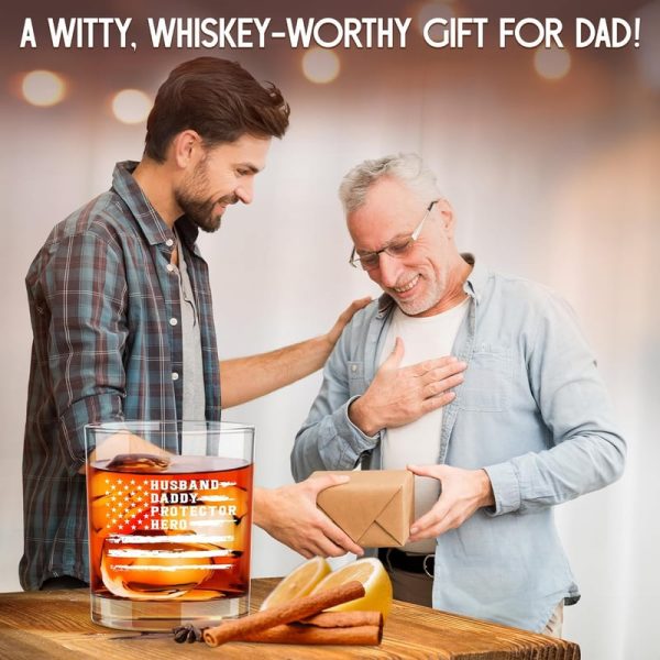 Best Father's Day Whiskey Glass – Funny Gifts For Dad & Husband - Image 3