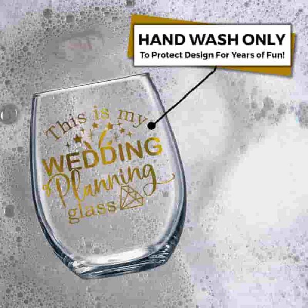 Best Bride To Be Wine Glass - Wedding Planning Gift 20oz - Image 4