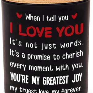 Best Romantic Candle Gift - I Love You Vanilla & Lavender