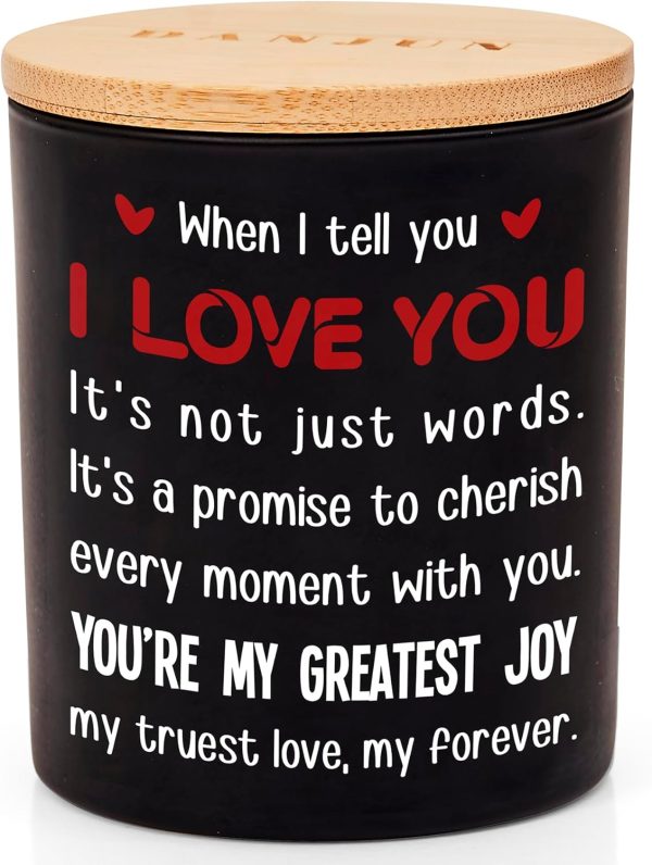 Best Romantic Candle Gift - I Love You Vanilla & Lavender