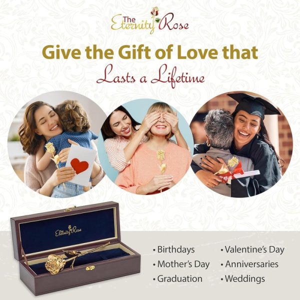 24k Gold-dipped Rose - Romantic Gift For Her - Image 2