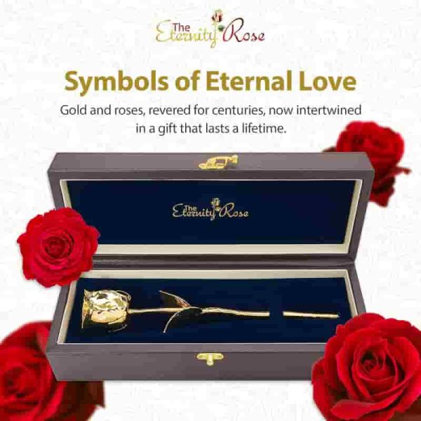 24k Gold-dipped Rose - Romantic Gift For Her - Image 4