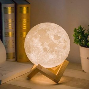 Mydethun 3d Moon Lamp - Touch Control Led Night Light Gift