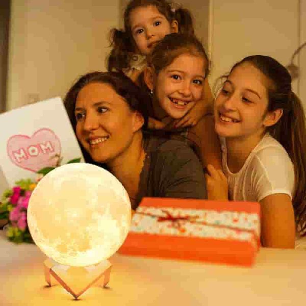 Mydethun 3d Moon Lamp - Touch Control Led Night Light Gift - Image 5