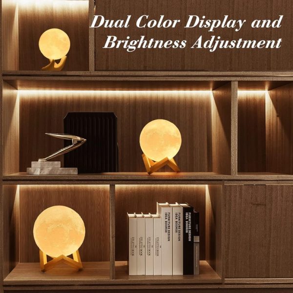 Mydethun 3d Moon Lamp - Touch Control Led Night Light Gift - Image 6