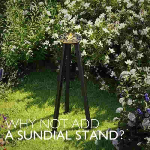 Handmade Sundial Gift For 1st Wedding Anniversary - Recycled Metal - Image 2