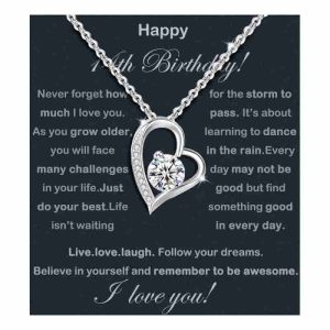 Best 925 Sterling Silver 14th Birthday Necklace Gift For Her