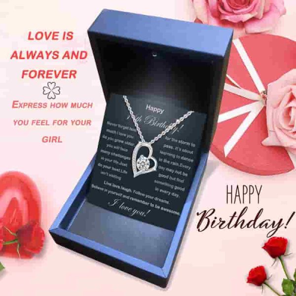 Best 925 Sterling Silver 14th Birthday Necklace Gift For Her - Image 2