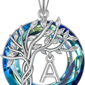 Best Mothers Day Tree Of Life Necklace For Women - Sterling Silver