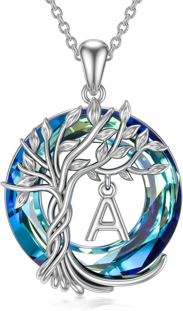 Best Mothers Day Tree Of Life Necklace For Women - Sterling Silver