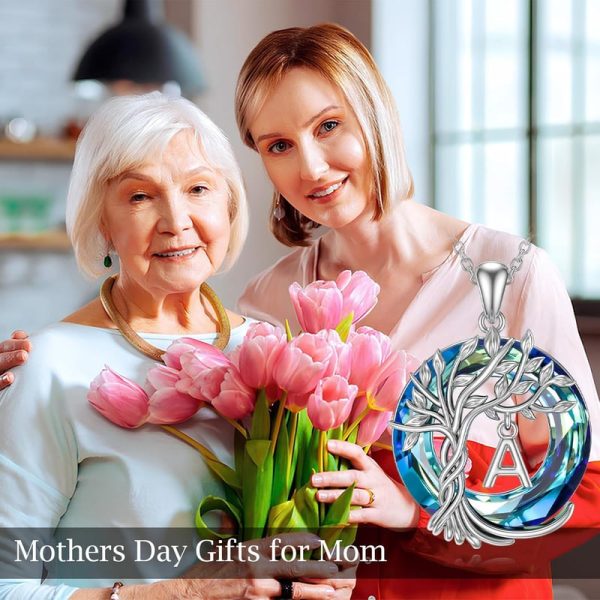 Best Mothers Day Tree Of Life Necklace For Women - Sterling Silver - Image 2