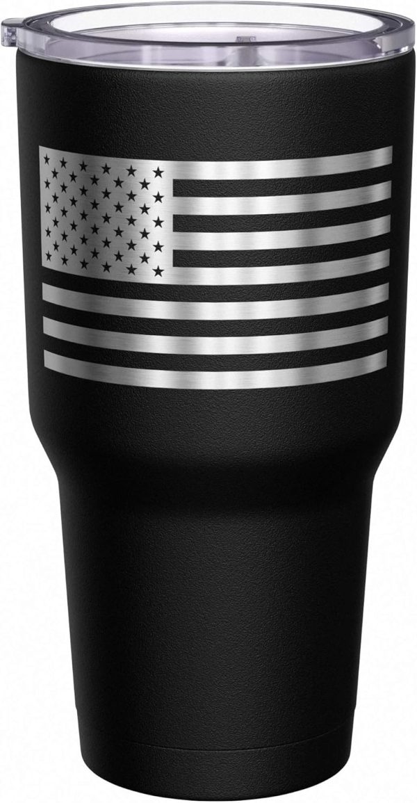 Best Hunting Travel Mug With American Flag, 30 Oz Tumbler - Image 5