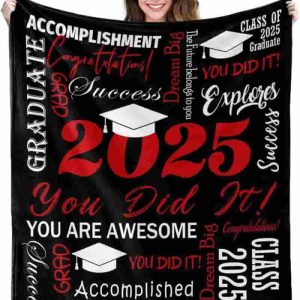 Best Graduation Gift 2025: Class Of 2025 Blanket 30"x40"