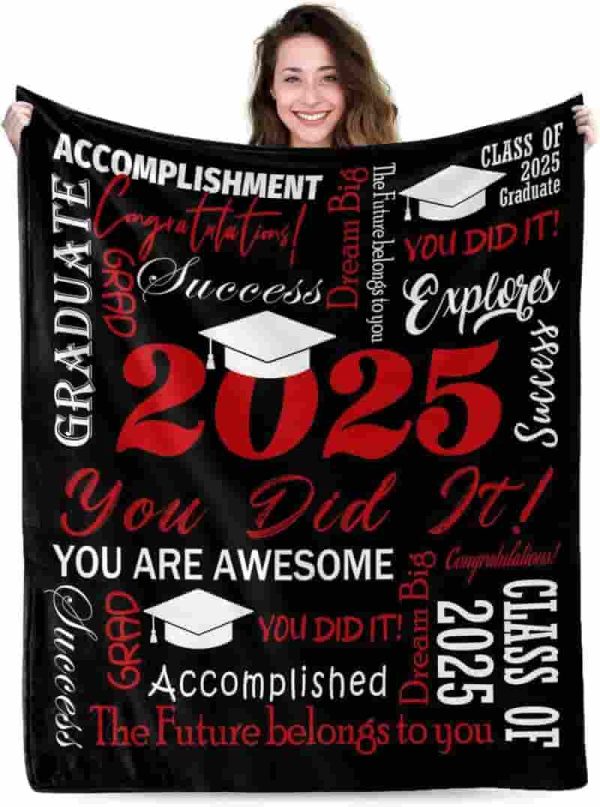 Best Graduation Gift 2025: Class Of 2025 Blanket 30"x40"