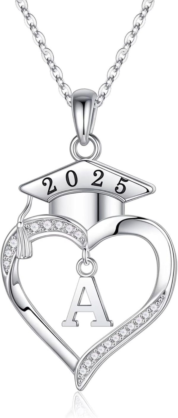 2025 Graduation Sterling Silver Necklace - Gifts For Her