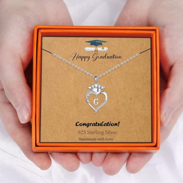 2025 Graduation Sterling Silver Necklace - Gifts For Her - Image 5