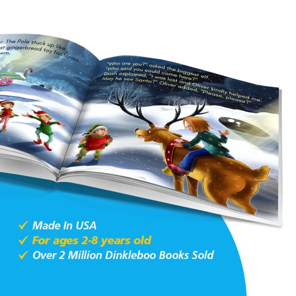 Best Personalized Storybook - 'elijah Visits Santa' - Image 5