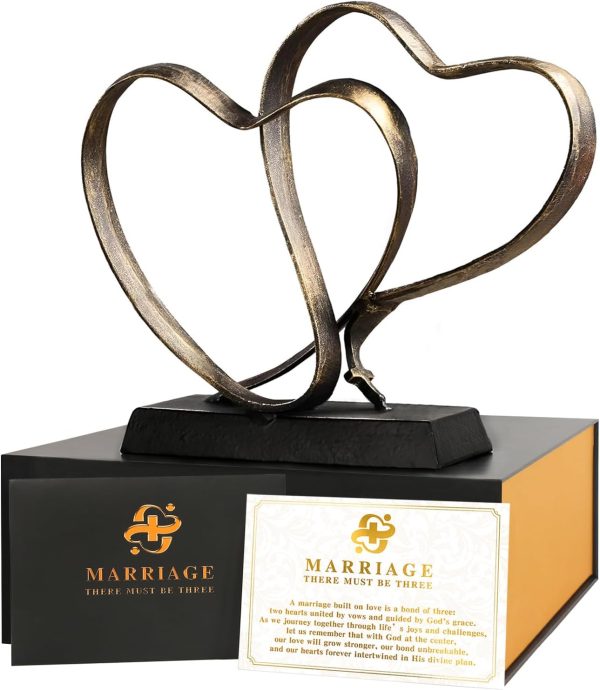 Iron Heart Sculpture: Perfect Anniversary Gift For Couples