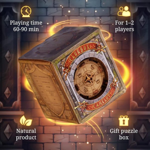 Best 3d Wooden Puzzle: Idventure Cluebox Camelot Challenge - Image 2