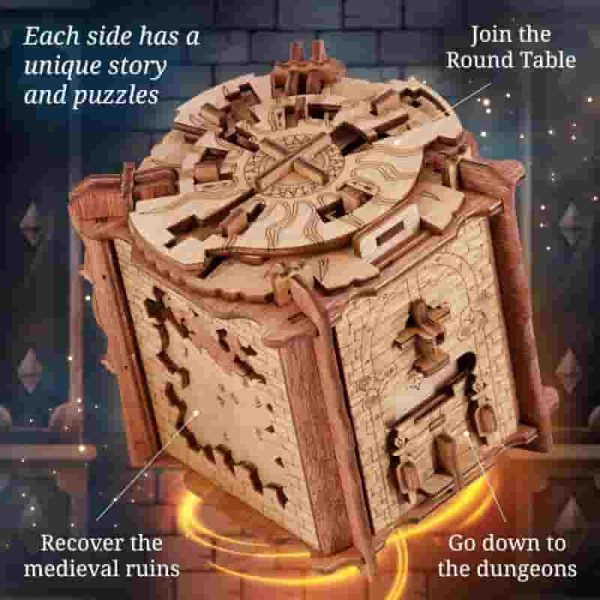 Best 3d Wooden Puzzle: Idventure Cluebox Camelot Challenge - Image 3