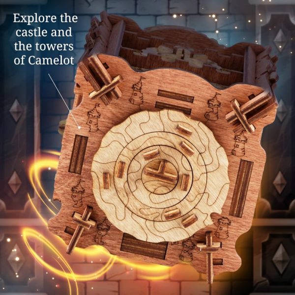 Best 3d Wooden Puzzle: Idventure Cluebox Camelot Challenge - Image 4