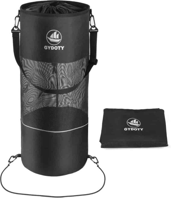 Reusable Mesh Boat Trash Bag - Must-have Black Boating Accessory