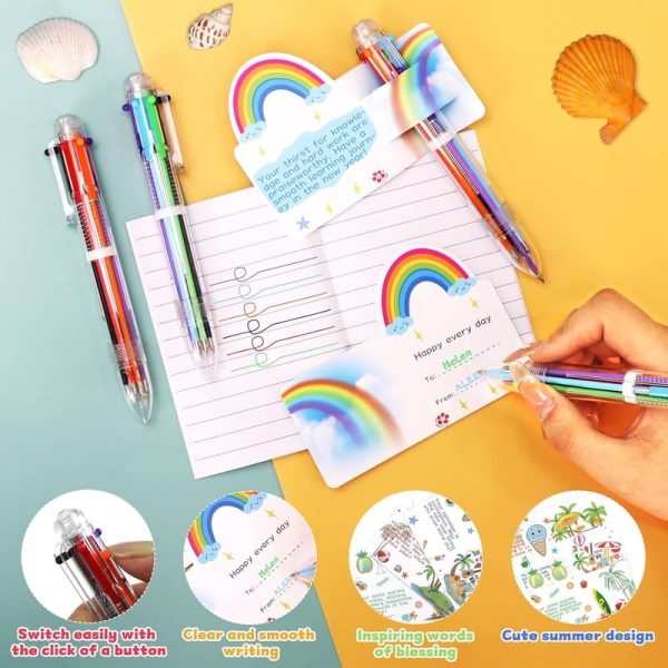 30-pack Multicolor Pen & Cards - End-year School Gift Set - Image 4