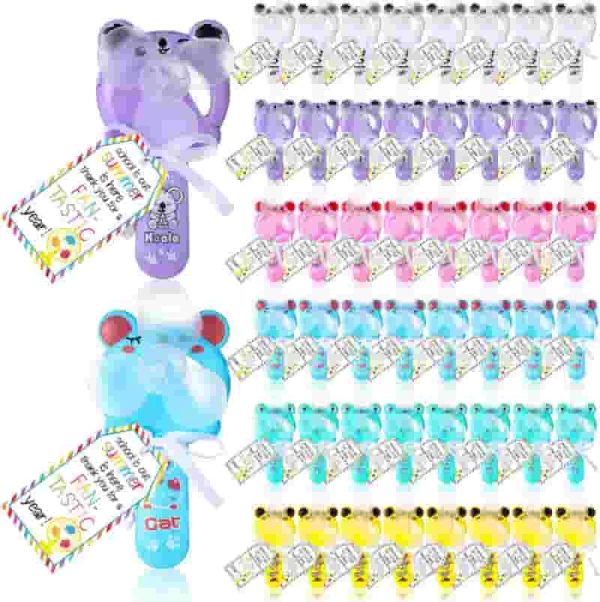 48 Pcs Summer Kids Handheld Fans - Perfect End Of Year Student Gifts