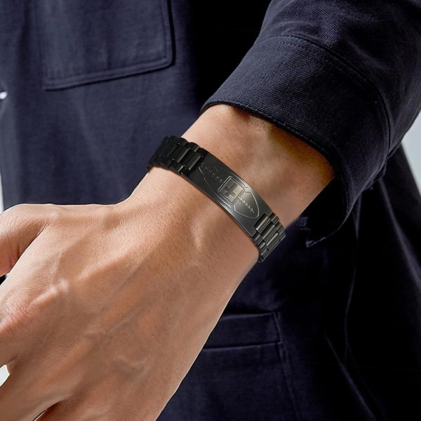 Christian Cross Bracelet For Men - Bible Verse Gift - Image 3