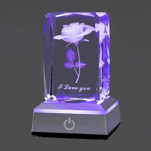 Best 3d Rose Crystal Nightlight For Valentines & Anniversaries