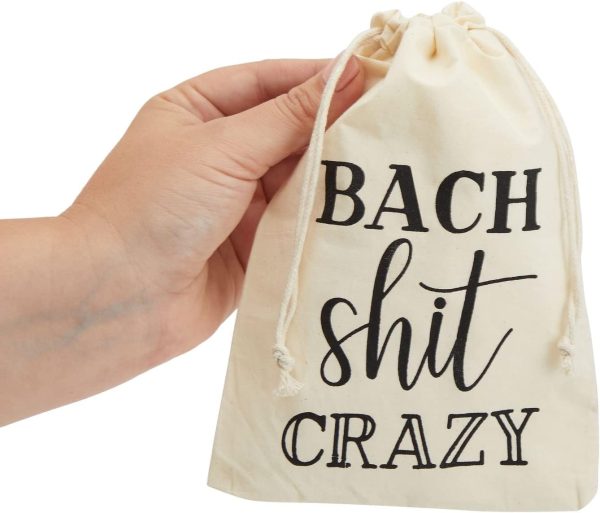 Best Bachelorette Party Favor Bags - 12 Pack Drawstring Cotton, 6x8 In - Image 5