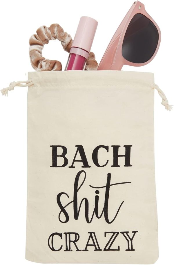Best Bachelorette Party Favor Bags - 12 Pack Drawstring Cotton, 6x8 In - Image 6
