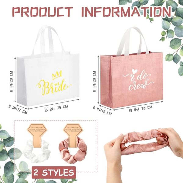 24 Best Bridesmaid Gift Bags & Scrunchies Set For Wedding - Image 2