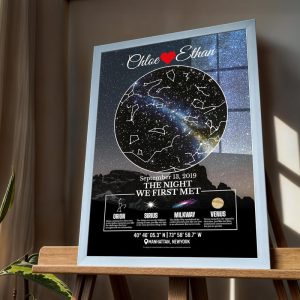 Best Personalized Star Map Gift For Couples