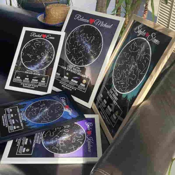 Best Personalized Star Map Gift For Couples - Image 4