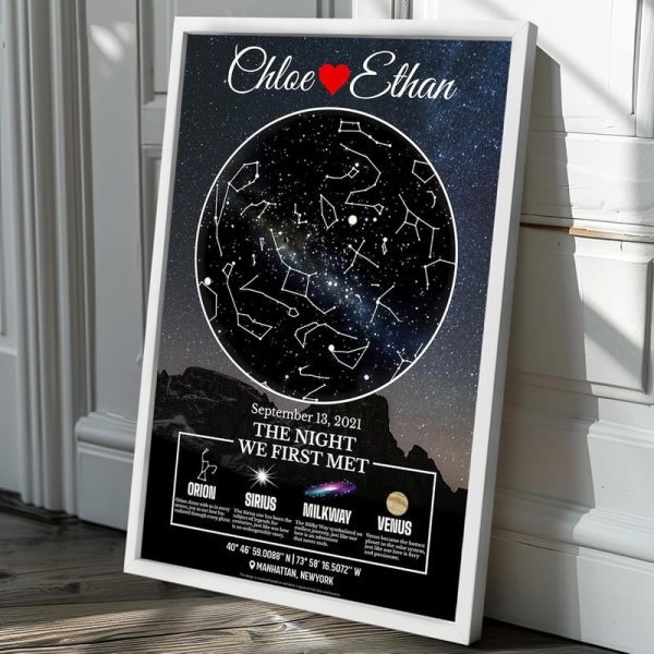 Best Personalized Star Map Gift For Couples - Image 6